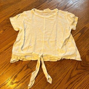 Six / Fifty Woman’s White Tie Tee Size S